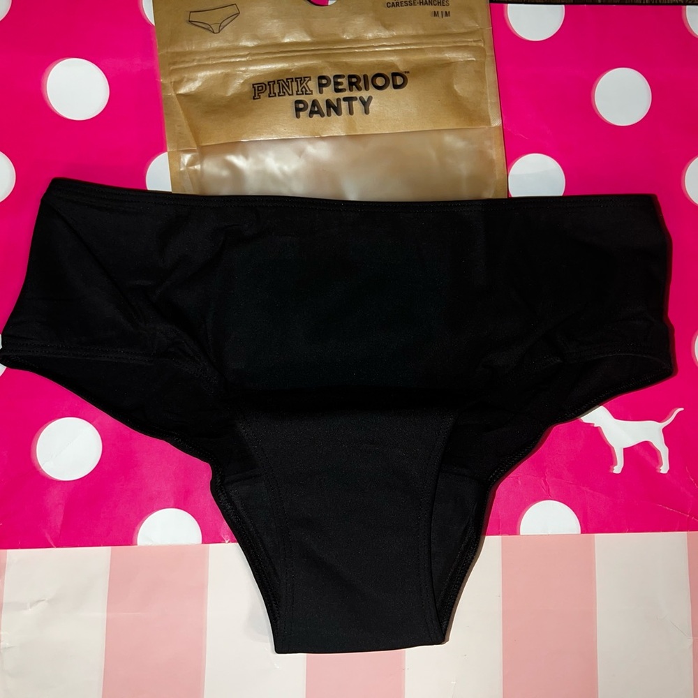 NEW VS PINK SIZE MEDIUM HIPSTER STYLE PERIOD PANTY.